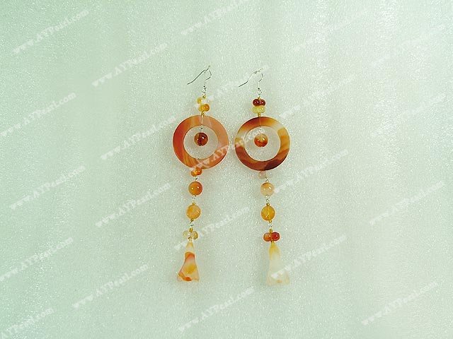 Boucles d'oreilles agate