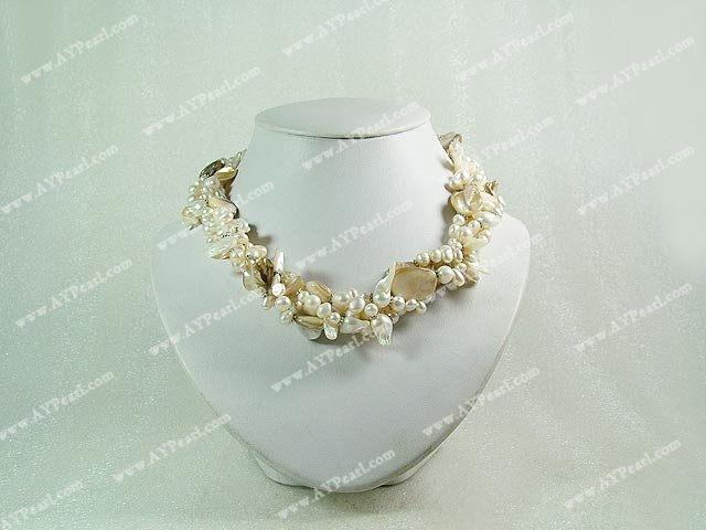 Wholesale Pearl Jewelry-pearl shell necklace