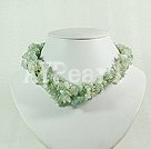 Aquamarine chips necklace