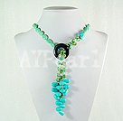 Wholesale turquoise agate necklace