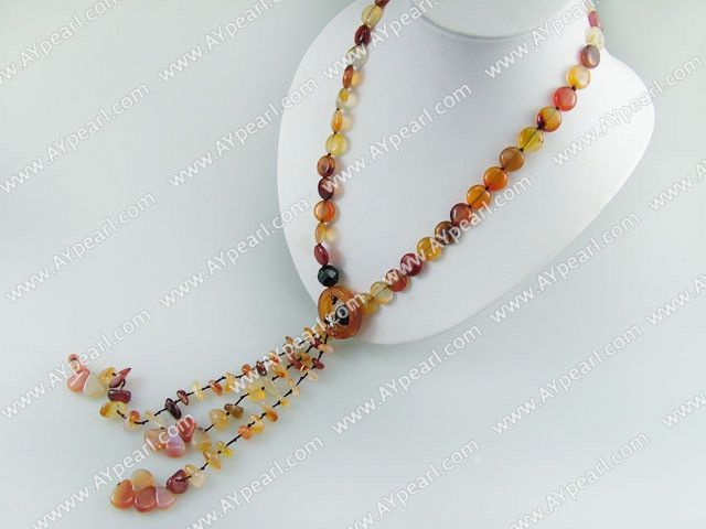 Agate halskjede