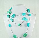 Wholesale blue turquoise necklace