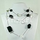 agate crystal necklace