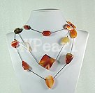 Wholesale agate necklace