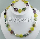 Wholesale Set Jewelry-jade agate necklace