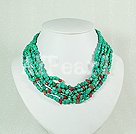 turquoise coral necklace