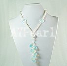 pearl opal necklace