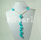 pearl turquoise necklace