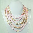 pearl gem necklace