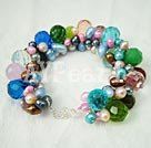 Wholesale pearl crystal bracelet