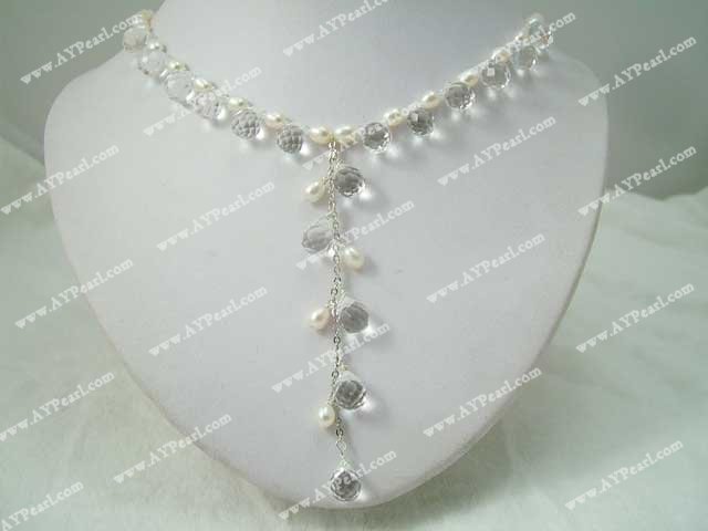 collier en cristal de perle