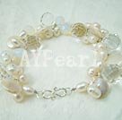 Wholesale pearl crystal bracelet