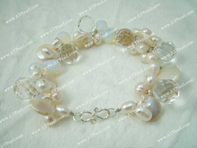 Perle Kristall Armband