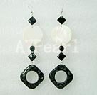 Wholesale Gemstone Earrings-shell stone earrings