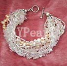 Wholesale colored pearl bracelet