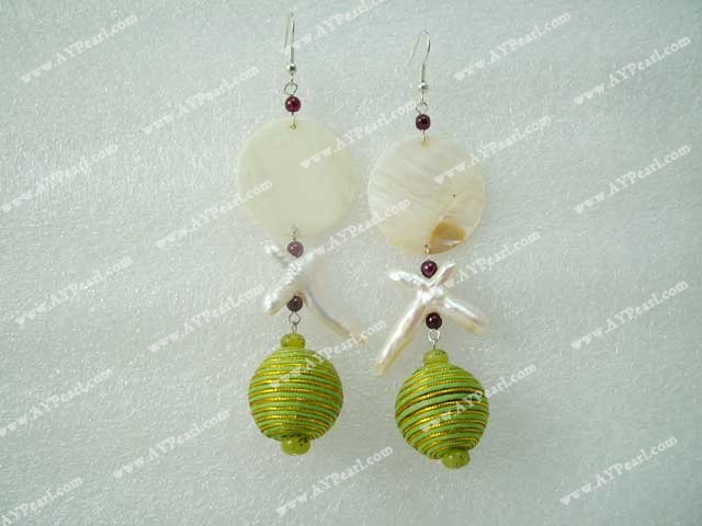 pearl shell earrings