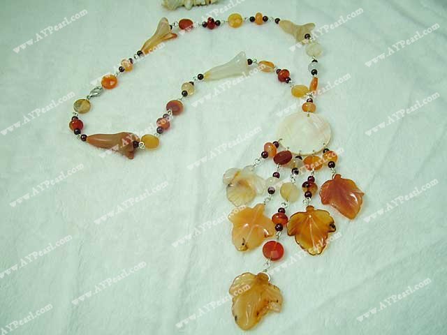 Gemstone Beads-agate necklace