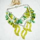 olive pearl necklace