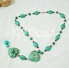 blood stone turquoise necklace