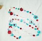 Wholesale turquoise coral necklace
