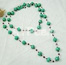 Wholesale garnet turquoise necklace