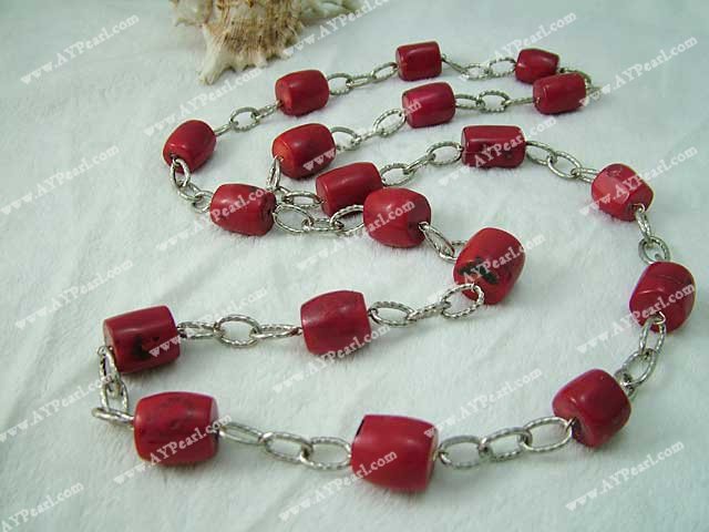 coral necklace