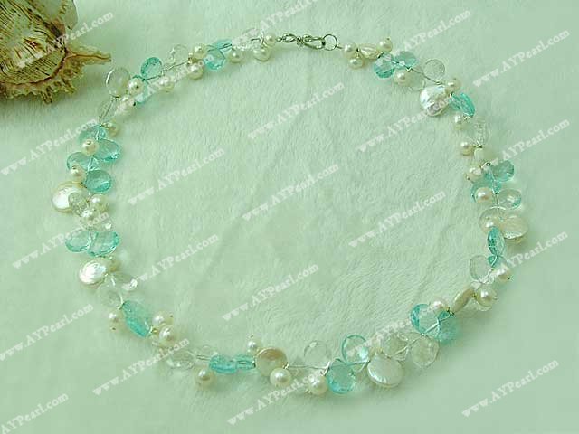 collier en cristal de perle
