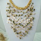 Wholesale dyed pearl necklace