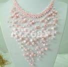 Wholesale dyed pearl necklace