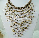 Wholesale dyed pearl necklace