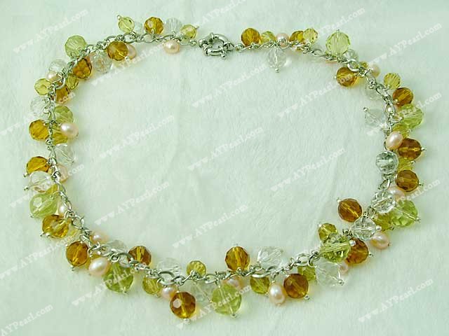 Pearl Crystal Necklace