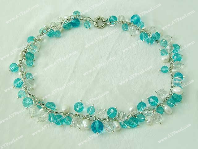collier en cristal de perle