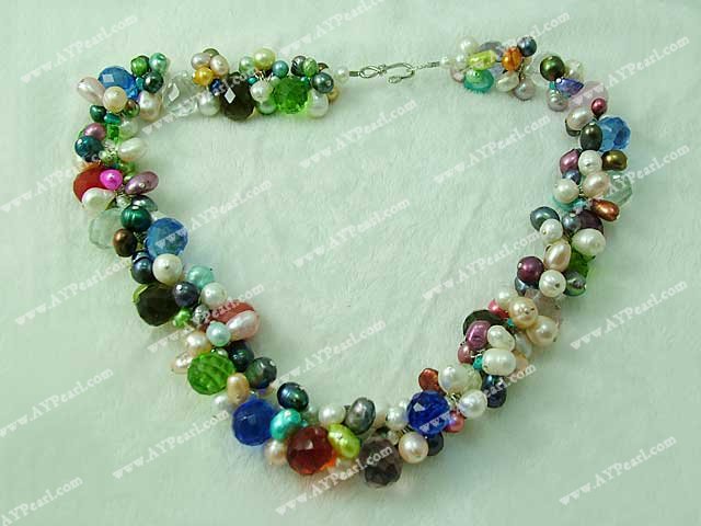 perla de cristal colier