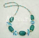 crystal Brazil agate necklace