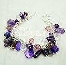 amethyst shell bracelet