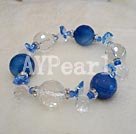 Wholesale crystal agate bracelet