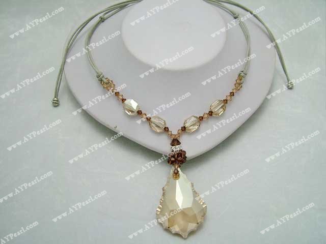 crystal necklace