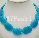 Wholesale blue stone necklace