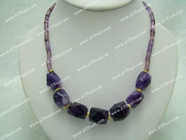 Wholesale Crystal Jewelry-amethyst necklace