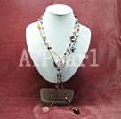 Wholesale pearl crystal shell necklace