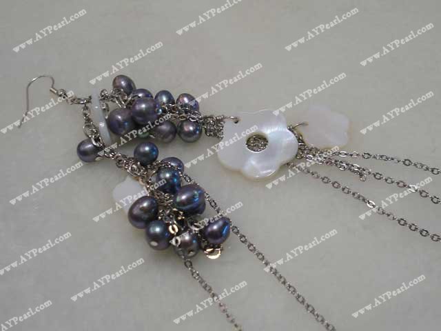 Pearl Jewelry Wholesale-pearl shell earring