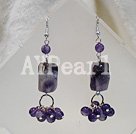 amethyst earring