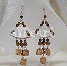 Wholesale Gemstone Earrings-tiger eye earrings