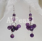 Boucles d'oreilles améthyste