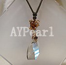 crystal pendant necklace