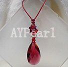Wholesale Austrian Jewelry-crystal pendant necklace