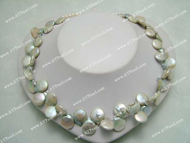 Coin pearl necklace