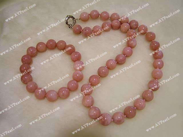 pink stone set