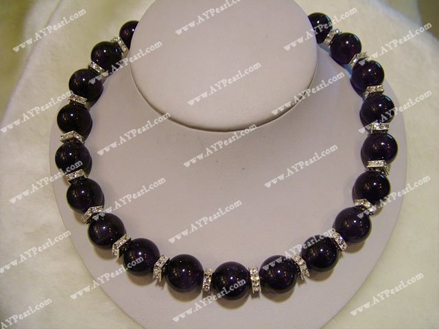 collier d'améthystes