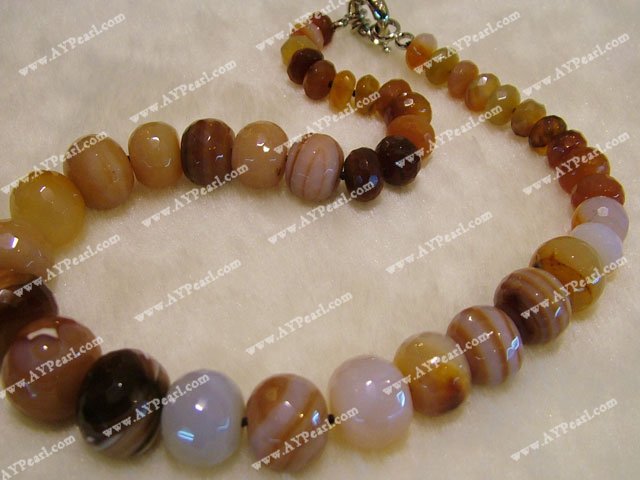 Semi-precious Jewelry Wholesale-agate necklace